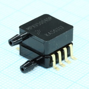 MPXV5004DP, Датчик давления  3.92 кПа  5V  дифф.  темп. компенс. CASE1351