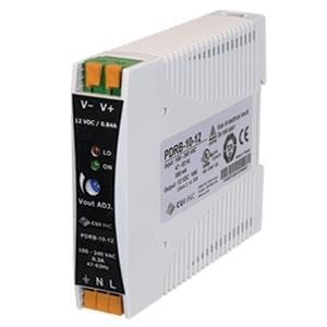 PDRB-10-24, Блок питания для DIN-рейки ac-dc, 10 W, 24 Vdc, single output, spring terminal, DIN rail