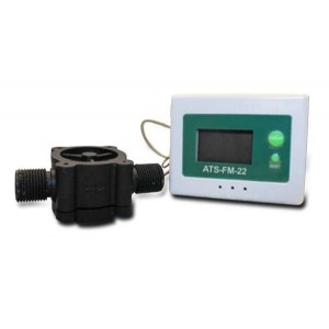 ATS-FM-22, Датчики потока LCD Display Flow Totalizer and Flow Rate Meter, 3/8 Inch BSP Connection, 1.5 Meter Cable, 0.8 to 15 Liter/min.