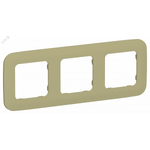 FLITE ARTISTIC Рамка 3-местная РУ-3-А-ФлО оливковый IEK FI-M32-31-20-K26