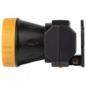 Фонарь светодиодный аккумуляторный налобный GA-802 3Вт 2режима Li-Ion 1500мАч IP40 желт.-черн. Б0055349