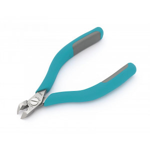 2403E, Плоский срез, прямая и крепкая головка, очень точные, угол наклона 30°. Перекусывает: проволока средней жесткости – 1,0 мм, Cu – 1,3мм; длина 130мм