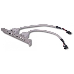 CB-USB02-RS, Кабели USB / Кабели IEEE 1394 3.5" TO 5.25" ANTI-VIBRATION DISK DRIVE BAY;RoHS