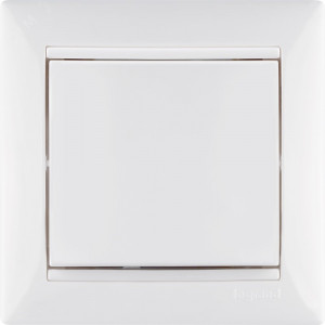 Переключатель проходной 1-кл. СП Valena 10А IP31 250В механизм бел. Leg 774406