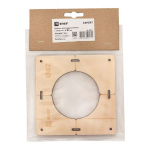 Шаблон для подрозетников c 1 отв. диам. 82 мм EKF Expert sh-d82-1