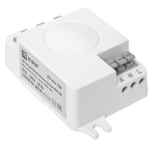 Микроволновый датчик движения белый 1200Вт 360гр. до 10м IP20 MW-706 EKF