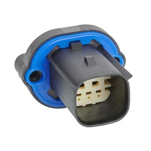 148028-6003, Автомобильные разъемы MX150 2X3 PNL MOUNT CONN POL C, DKGY