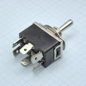 KN3(C)-102AP-B2, Тумблер ON-ON  1 группа контактов - клеммы