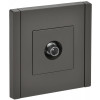 FORTE&PIANO Розетка TV проходная FP329 серый IEK FP-A10-P-K03