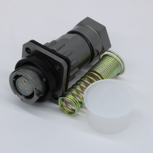 FQ14-3ZPK-8, Блочная часть с патрубком для кабеля, 3 контактов