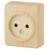 11-2201-11 Розетка 2P, 16АХ-250В, ОУ, Эксперт, сосна (24/240/4800) Б0020681