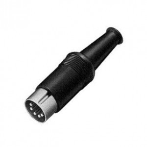 12GM5MX, DIN Connectors 5 PIN MALE PLUG