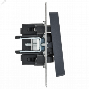 Выключатель 1-кл. СП BRITE ВС10-1-1-БрМ 10А с инд. маренго BR-V10-1-10-K35