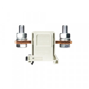 Болтовая клемма RFK 1/95 FM S35, Болтовая клемма, М10, схема: перевернутый болт - перевернутый болт, тип фиксации провода: номинальное сечение: 95 мм кв., 250A, 1000V, ширина: 32 мм, цвет: серый, тип монтажа: DIN35