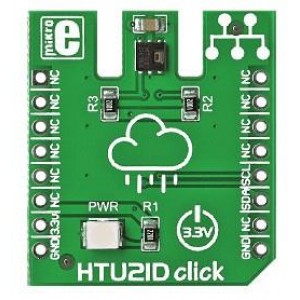 MIKROE-1687, Инструменты разработки температурного датчика HTU21D click
