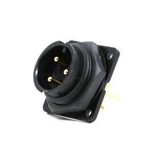 DC-03PMMP-LS7001, Стандартный цилиндрический соединитель PANEL LOCK 3PIN M CONN M PIN