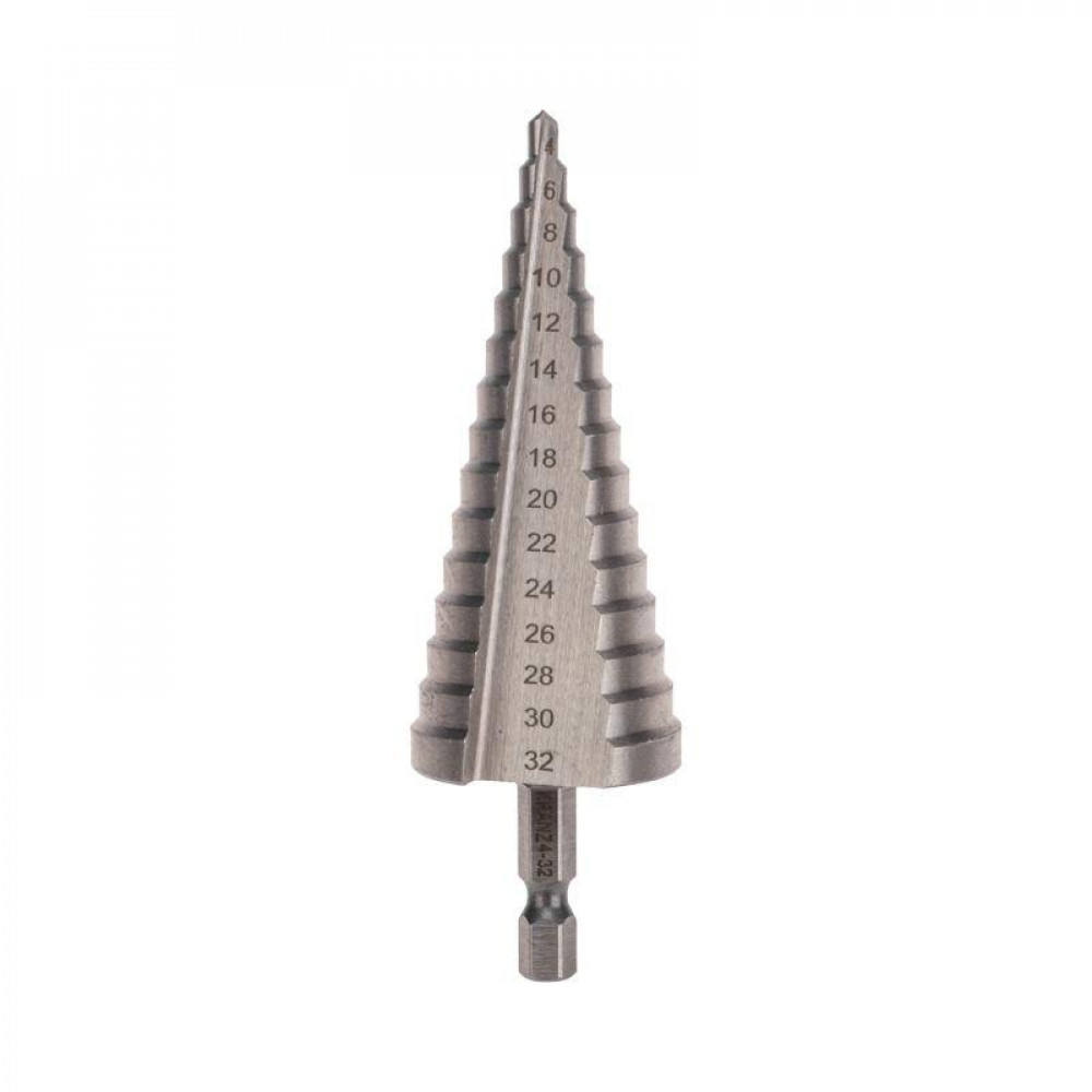 Изображение товара Сверло по металлу ступенчатое 4.0-32.0мм KR-12-6603 - высокое качество и универсальность