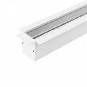 Трек встраиваемый MAG-TRACK-4560-F-540 (WH) 026895(1), Встраиваемый магнитный трек с фланцем, длина 540мм. DC24V. Материал алюминий, цвет белый. Две заглушки в комплекте. Размер ДxШxВ: 500x45x60мм. Размер (с учетом заглушек и фланцев) ДxШxВ: 540x75x60мм. Установка в отверстие ДхШхВ 515x50x70мм.