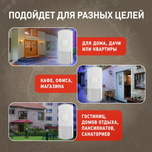 Звонок D95 проводной (10/30/180) Б0018138