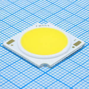 HL-LM003H384W-20B10C12(Ra4) (5000K), 32-43W COB/ 5000K/ 36v/ 4010Lm @ 1000mA (111Lm/W)/ Ifmax=1200mA/ CRI=90/ 19x19x1,6mm/ 120°