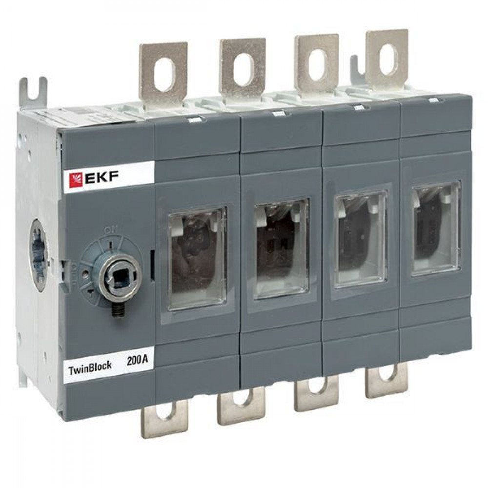Изображение товара Рубильник 4п 200А TwinBlock tb-s-200-4p без рукоятки