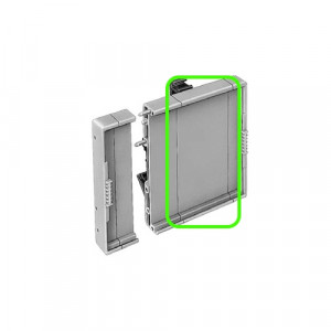 Корпус WEB 01.001.5753.0, Промежуточная часть корпуса для РЭА, ширина: 44,8 мм , пластик, цвет: серый, серия wiebox WEB 1001