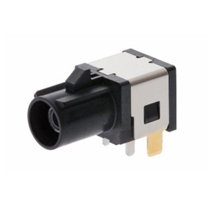 201126-0001, РЧ соединители / Коаксиальные соединители FAKRA JACK RA TH 50 Ohms KEY-A BLK