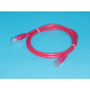 SC03-8P8C1-R, Патч-корд кат.5е, 1м, красный