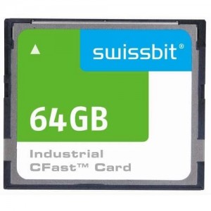 SFCA064GH2AD4TO-C-LT-23P-STD, Карты памяти Industrial CFast Card, F-56, 64 GB, PSLC Flash, 0 C to +70 C