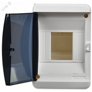 Корпус пластиковый навесной на 4 модуля КМПн-4 IP41 TEKFOR Mini белый TFM-KP73-N-04-41-K01-K01