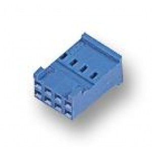 281839-4, Кожух разъема  RCP 8 контакт(ов) 2.54мм обжим кабеля автомобильного применения коробка