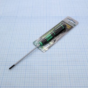 SD-081-P6, Прецизионная крестовая отвертка (Ph#1 х 100 мм) с вращающейся ручкой