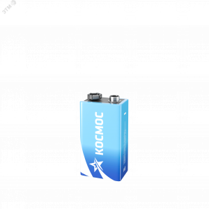 Элемент питания солевой "крона" 6F22 (блист.1шт) КОСМОС KOC6F221BL
