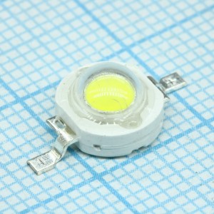 3W 3.6V 200-220LM 5000-6500K, Светодиод мощный 3W 3,6v 200-220Lm 5000-6500K 700mA 140°