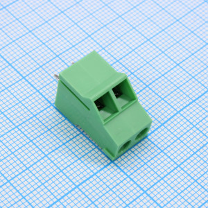 GT504-5.08-02P-14-00, Барьерный клеммный блок 2 контакта. Серия GT504-5.08