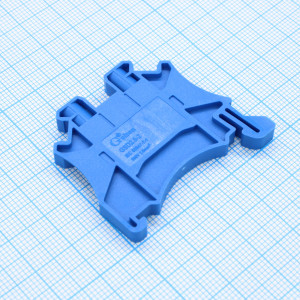 GSD2.5-2-BU, Проходная клемма, тип фиксации провода: винтовой, номинальное сечение: 2.5 мм кв., 24A, 800V, ширина: 5,1 мм, цвет: синий, втычная перемычка, тип монтажа: DIN35