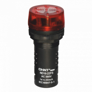 Сигнализатор звуковой ND16-22FS d22мм красн. LED AC 220В 593399