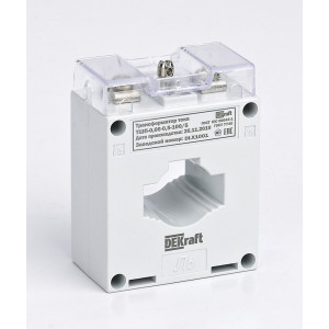 Трансформатор тока ТШП-0.66 0.5S 250/5 5В.А d30мм 50105DEK