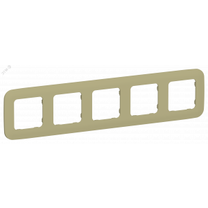 FLITE ARTISTIC Рамка 5-местная РУ-5-А-ФлО оливковый IEK FI-M52-31-20-K26
