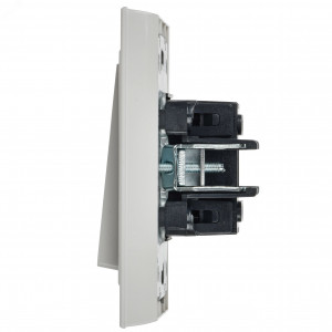 Выключатель проходной 2-кл. СП BRITE ВС10-2-6-БрБ 10А бел. BR-V22-0-10-K01