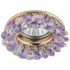 DK16 GD/WH/PU Светильник декор 