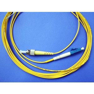 FPK-LC-ST-SM-SP-3, LC-ST патч-корд одномодовый 3м (Simplex)