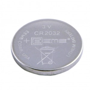 CR2032, Li, MnO2 батарея типоразмера R20, 3В, 0.21Ач, стандартная форма, -20...60 °C