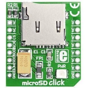 MIKROE-924, Средства разработки интегральных схем (ИС) памяти MICROSD click MIKROBUS VERSION