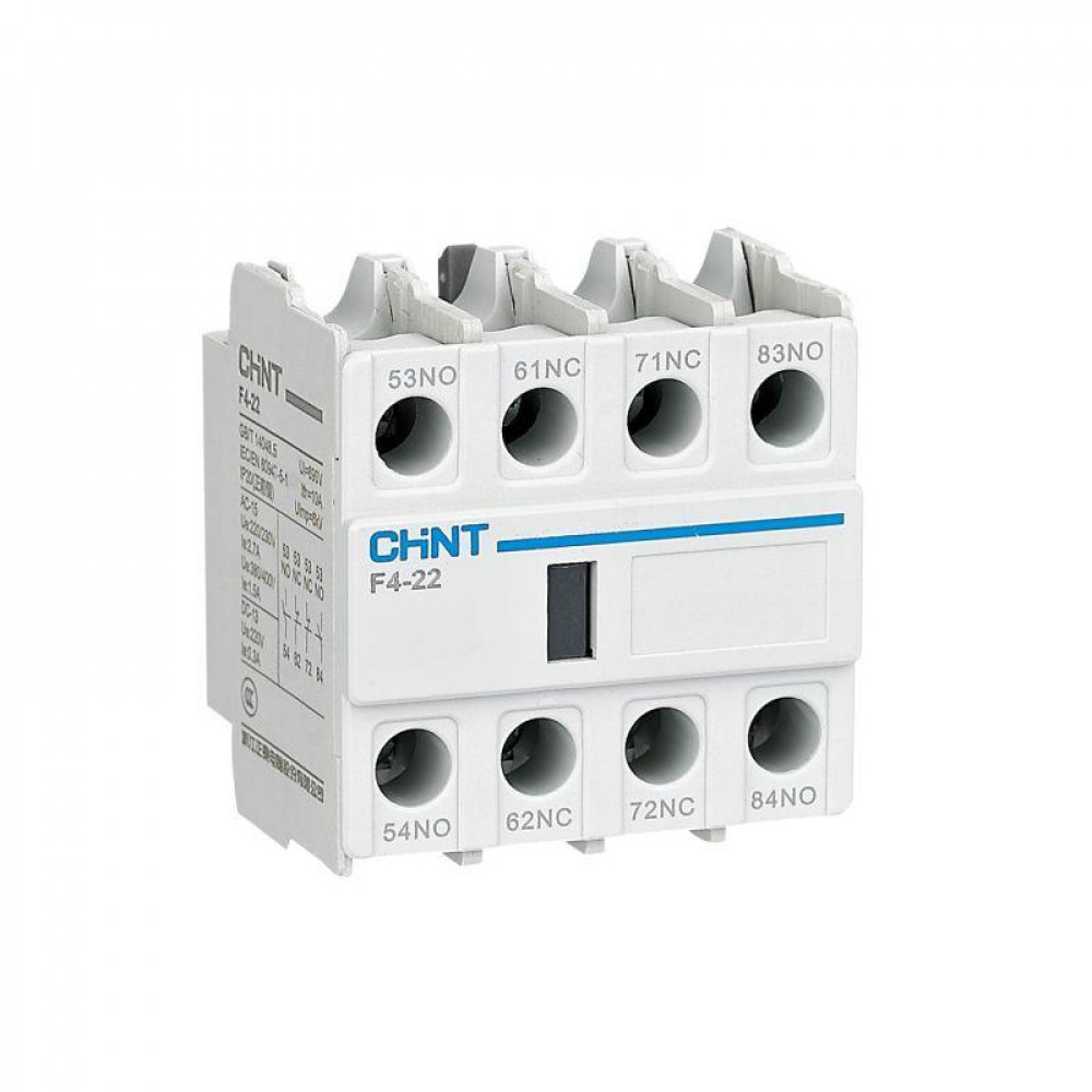 Изображение товара Приставка доп.контакты F4-22 к контактору NC1 NC2 NC8