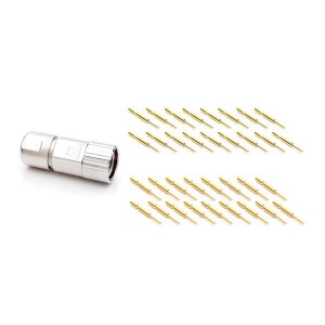 MA7CAP1700-S1-KIT, Цилиндрические метрические разъемы ST 17P TH 4.5-7.5mm grip w/male pins