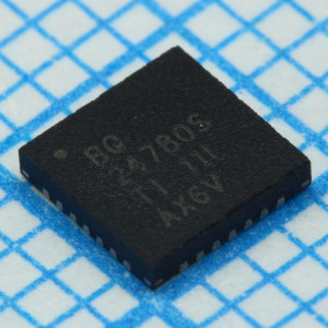 BQ24780SRUYR, Контроллер заряда литий-кислотной /Li-FePO4/литий-ионной/литий-полимернойl/NiCd/NiMH батареи медицинского применения 28-Pin WQFN EP лента на катушке