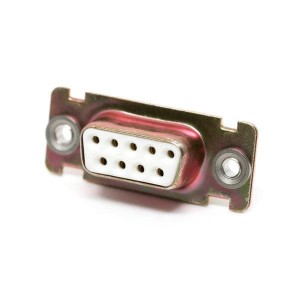 DER9SII, Стандартные соединители D-Sub  DSUB 9 F SOD R FLOA TIN ZINC