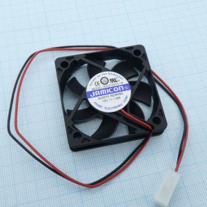 KF0510S1H-C-R, Вентилятор 12В 50х50х10мм, 5200об/мин.,  подшипник скольжения