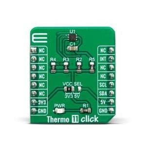 MIKROE-3600, Инструменты разработки температурного датчика Thermo 11 Click